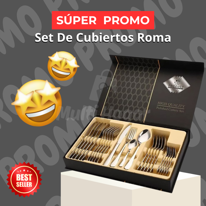 Set De Cubiertos Roma X 24