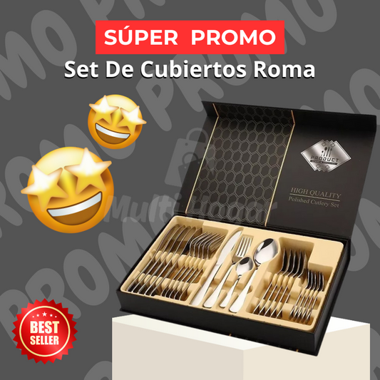 Set De Cubiertos Roma X 24