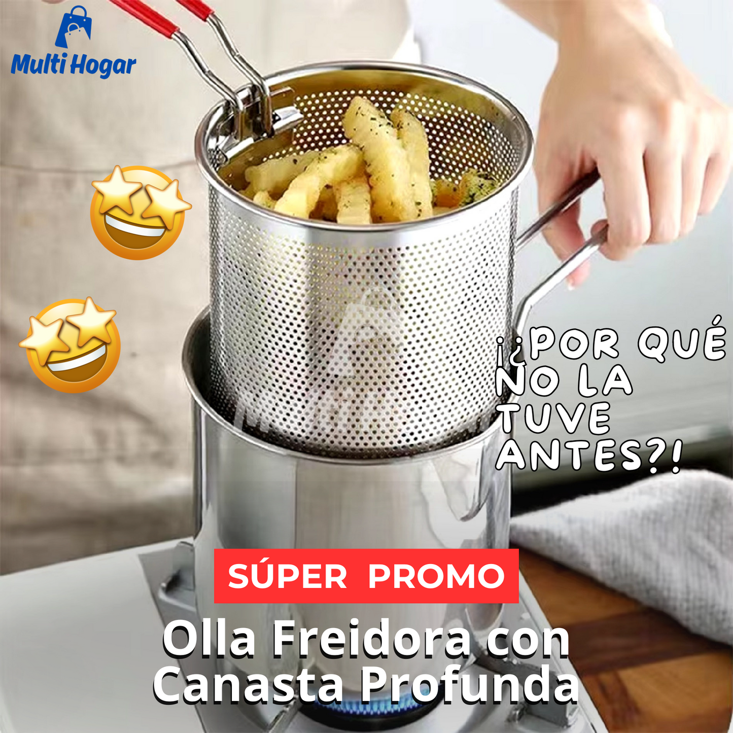 Olla Freidora con Canasta Profunda