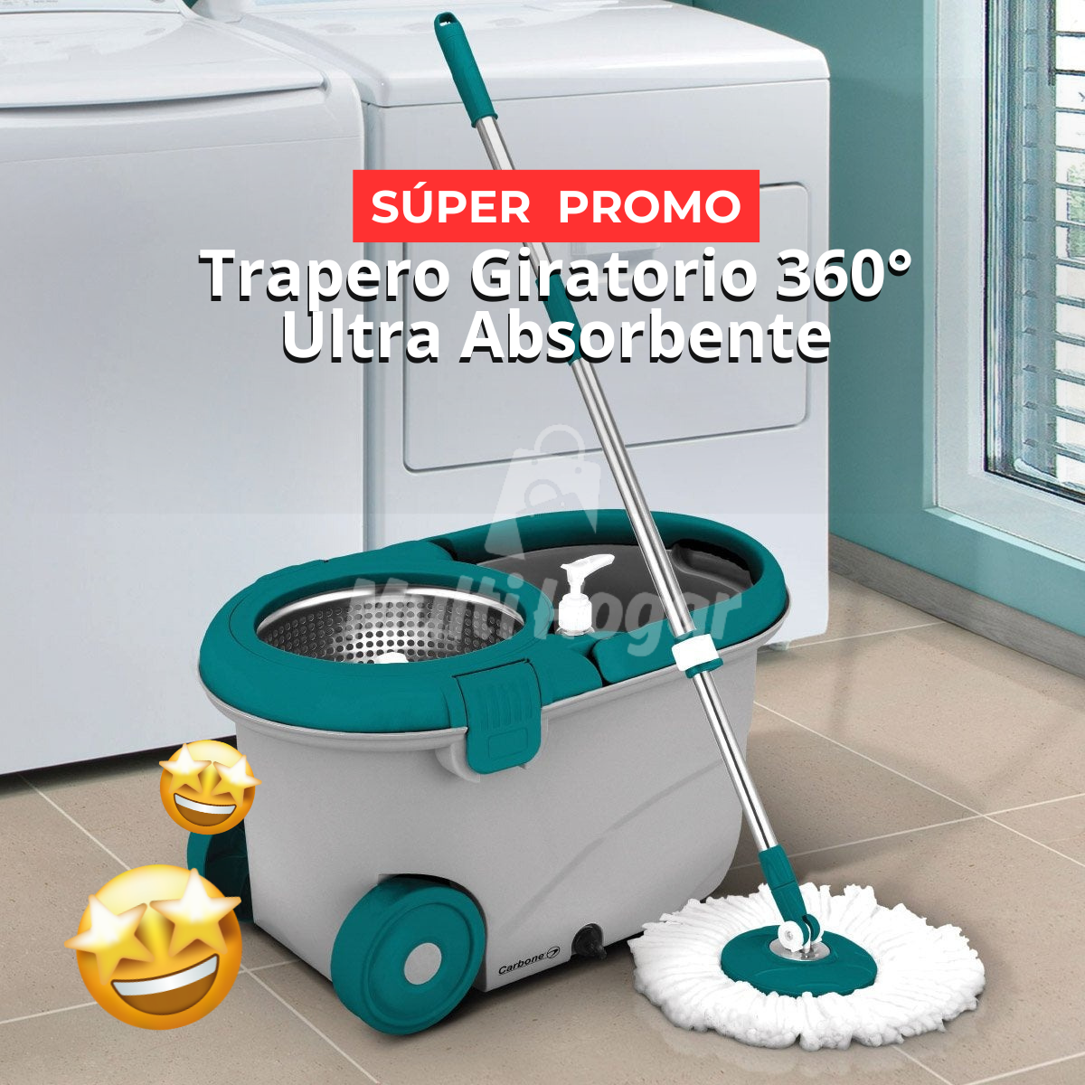 Trapero Escurridor Con Balde