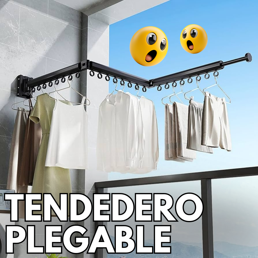 Tendedero Plegable con 3 Secciones de Carga | 1.25 metros